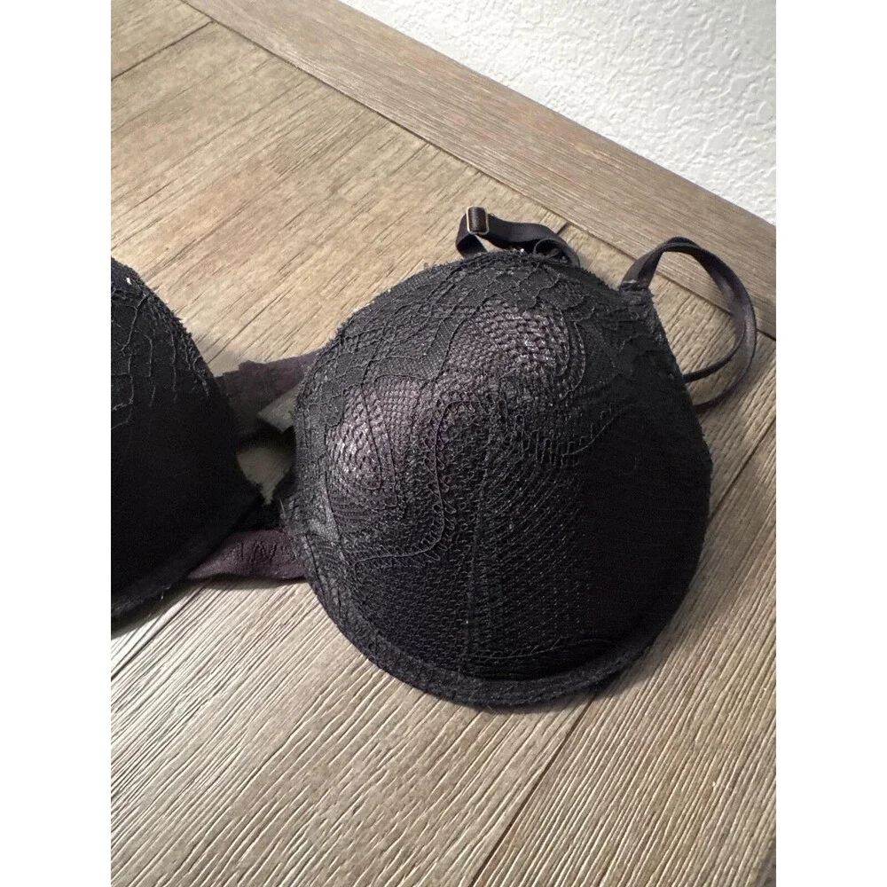 Danskin Black Adjustable Strap Underwire Bra Size 36C - Picture 2 of 7